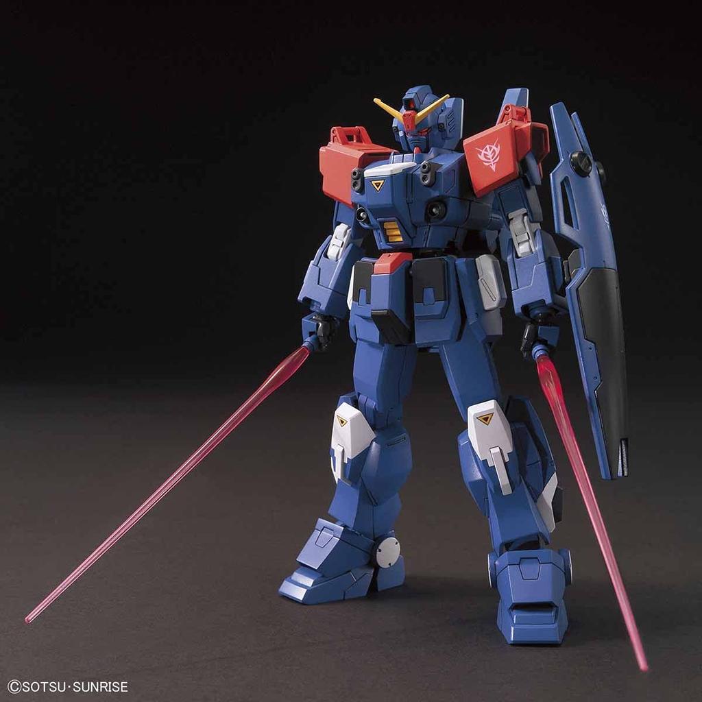 Пластиковая модель HGUC Mobile Suit Gundam Gaiden Terrifying Blue Destiny Blue Destiny Unit 02 в масштабе «EXAM» 1/144 с цветовой кодировкой