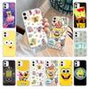 Case for Samsung A04 A14 A23 A34 A54 M23 M33 M52 M53 Realme 10 9 C30S C35 C55 VIVO Y02S Y21 Y51 X80 Pro Transparent Cover SI41 SpongeBob