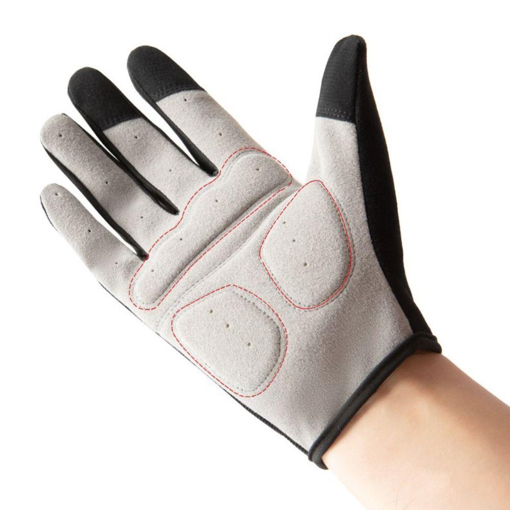 Силиконовые противоскользящие велосипедные перчатки с полными пальцами, гигроскопичные и влагоотводящие перчатки для шоссейного велосипеда