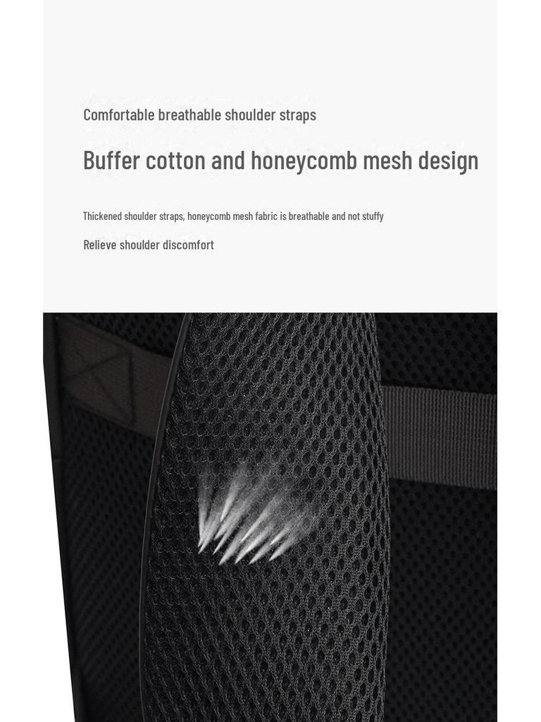 High-End Fashion Unisex Waterproof Backpack: Wear-Resistant, Ideal for Travel and Commuting with a Dedicated Laptop Compartment