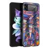 Милый арт красивый инди ярко-розовый Чехол для телефона Samsung Galaxy Z Flip3 Flip4 Flip5 ПК-оболочка для Z Flip 3 4 5 Жесткая складная крышка