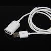 Белый металлический USB 2.0 из ПВХ, удлинительный кабель-адаптер «папа-мама», длина 1 м, 3 фута