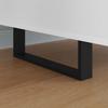 Furniture Legs 12 pcs Black 311 x 40.5 x 100 mm Iron
