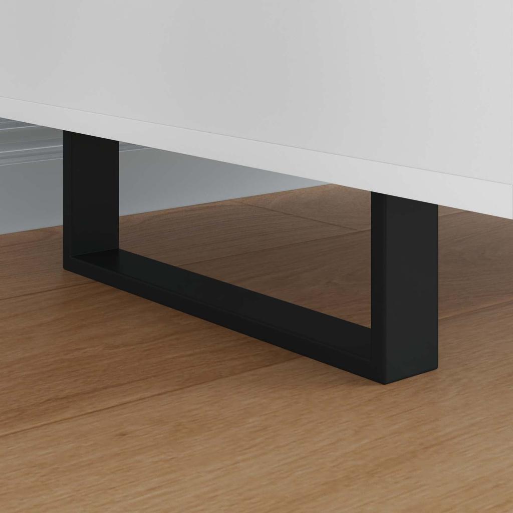 Furniture Legs 12 pcs Black 311 x 40.5 x 100 mm Iron