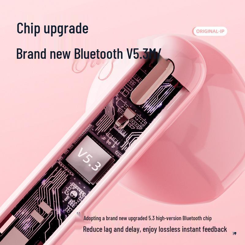 Star Pet V5.3 Wireless Bluetooth Earphones, Cartoon Space Capsule Design, Mini In-Ear with Long Battery Life