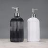 Дозатор для мыла 500 мл с помпой, Современный полосатый дозатор для мыла для ванной, Дозатор для жидкости для мытья посуды для кухни, Жидкое мыло для рук