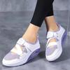Women's Platform Sneakers Breathable Casual Shoes Lightweight Wedge Sneakers Summer Walking Shoes