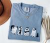 Ghosts With Cats Shirt Jewish Halloween Shirt Comfort Colors Shirt Israel Shirt Hebrew Shirt Jewish Clothing Girl Jewish Gift Hebrew T-Shirt