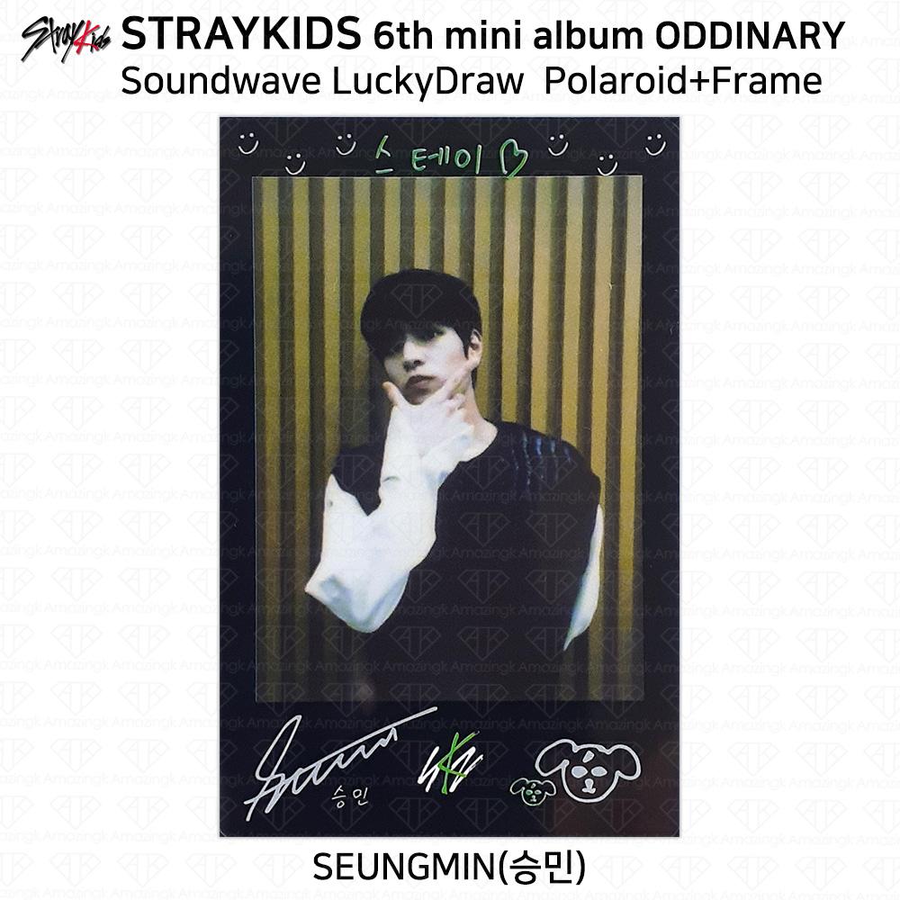 Stray Kids Шестой мини-альбом Oddinary SoundWave Lucky Draw Фотокарточка Polaroid KPOP
