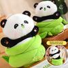 Очаровательная плюшевая кукла Kawaii Panda Plushie со съемным бамбуковым мягким чучелом для украшения дома