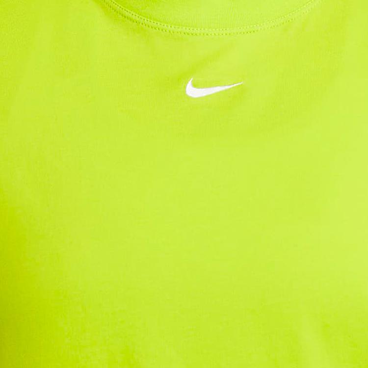 Nike Спортивная одежда Essential Logo Футболка с коротким рукавом Женские топы Зеленые DN5698-321