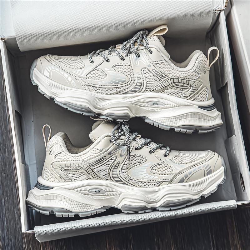 Мужская обувь Дышащая сетка Модная Универсальная Толстоподошвенная Спортивная обувь Повседневная обувь