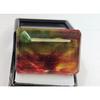 Natural Ethiopian Ammolite Opal Like Organic 42 Ct Emerald Cut Gemstone