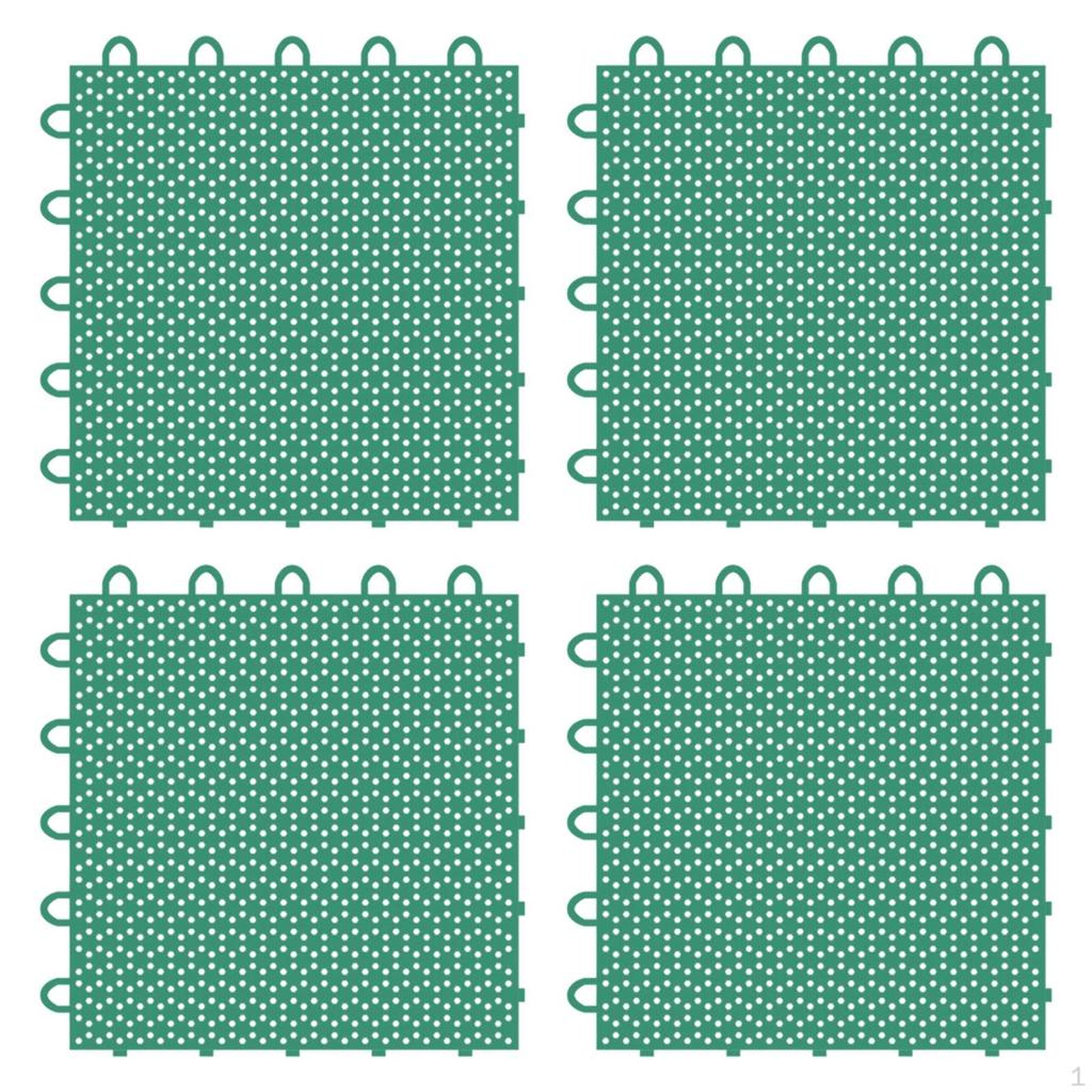 4 упаковки синтетических ледовых плиток для тренировок по хоккею и катания на роликах
