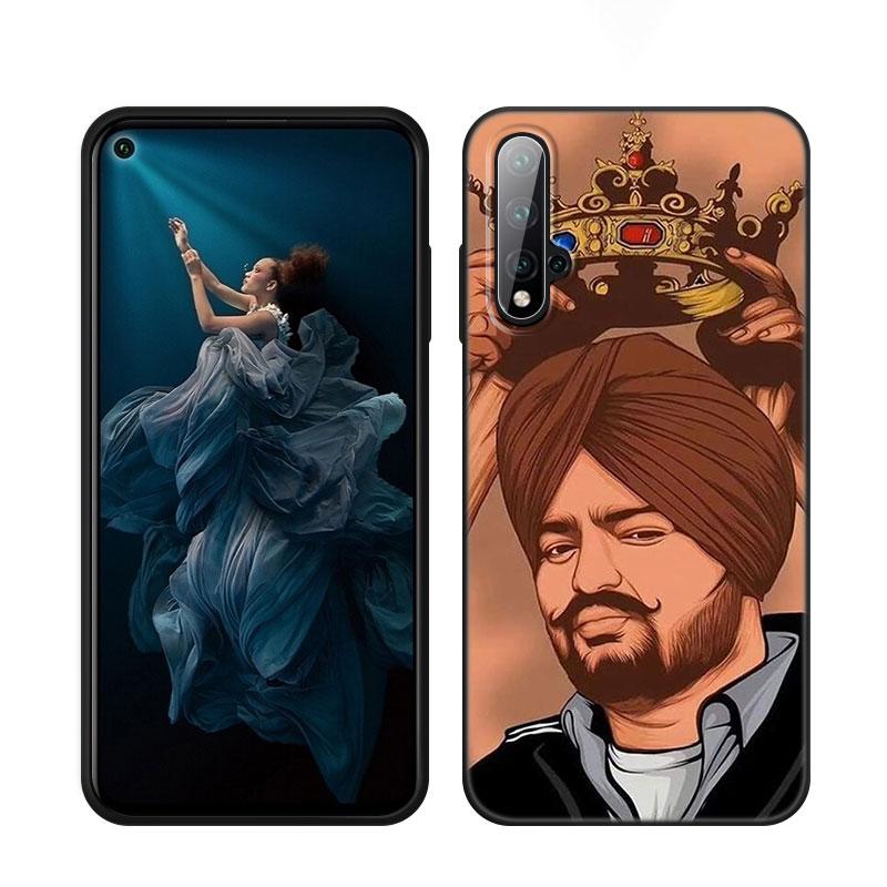 Черный чехол для телефона Sidhu Moose Wala для Honor 70 90 Lite X40 GT X50 i X5 Plus X6A X6S X7A X8A X8B X6 X7 X8 X9 4G X9A X9B 5G