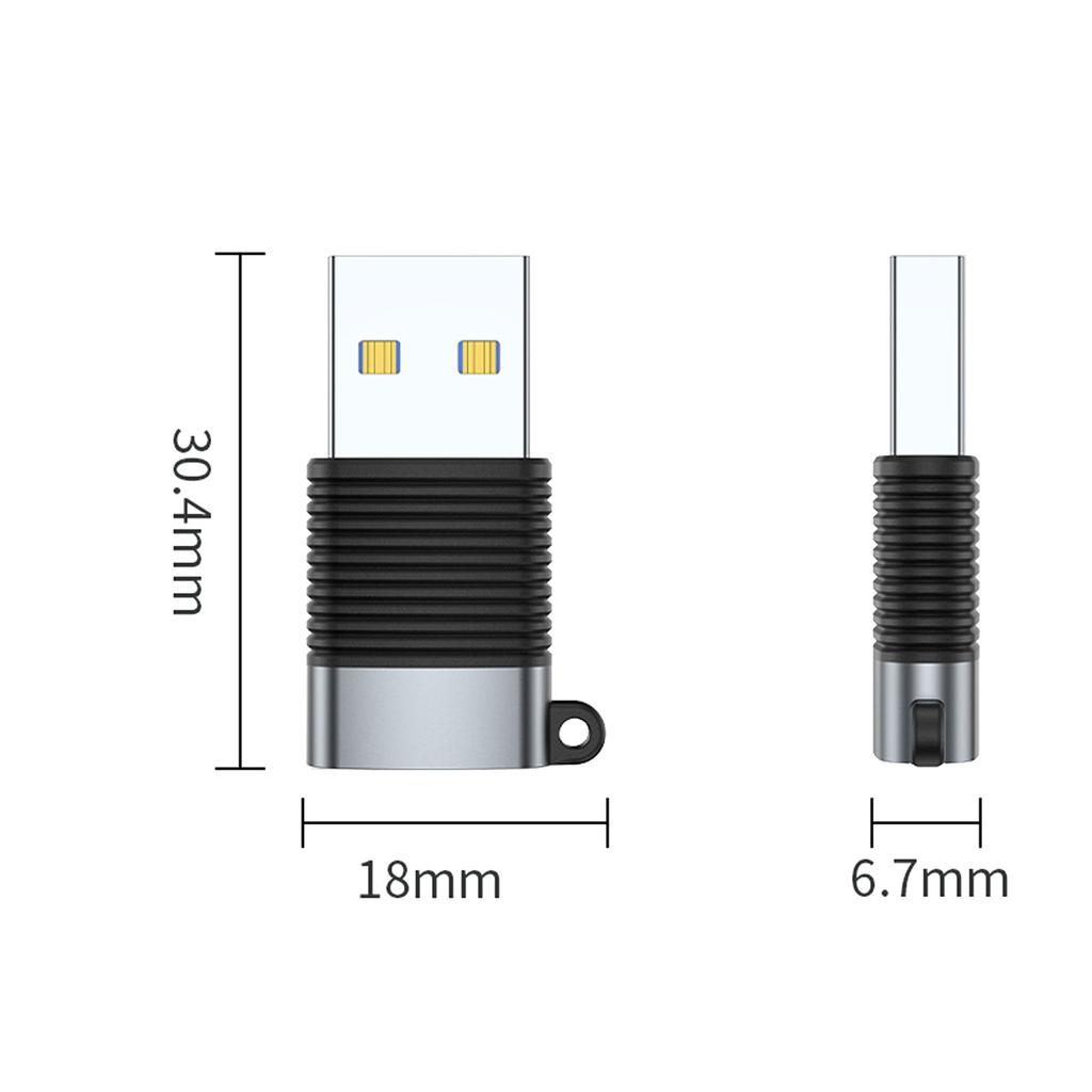 Подключи и используй USB 3.0 на Type-C Адаптер Легко Подключайте USB-устройства к Порту Type-C Испытайте Высокоскоростную Передачу Данных