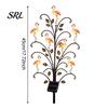 Lifelike Bionic Bird Lights Outdoor Solar Pathway Light, Bird-shaped Stump Decorative Garden Stake with Warm Terrace And Balcony Accents LED