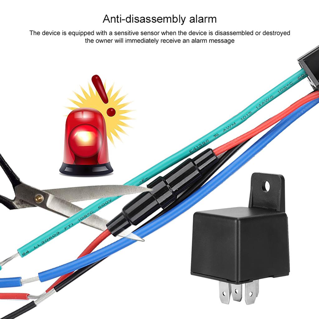 Реле слежения за автомобилем GPS-трекер Локатор Пульт дистанционного управления Противоугонная система мониторинга питания