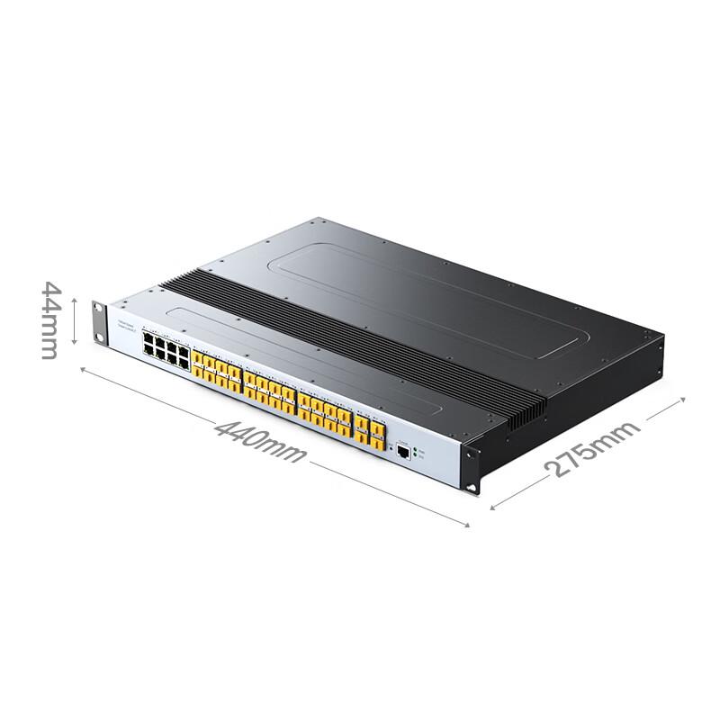 Zhongke ZK-7500 Series Industrial Managed Fiber Optic Switch
