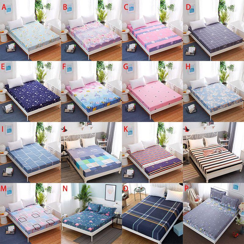 Роскошная простыня на резинке с цветочным принтом размеров Твин, Фул, Квин, Кинг для максимального комфорта