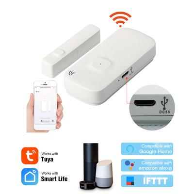 WIFI датчик двери Tuya APP управление открытием двери, окна, охранной сигнализации, магнитный переключатель