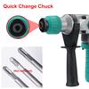 2 In 1 Electric Impact Drill Rotary Hammer Brushles Cordless Hammer Electric Drill for 18V Battery