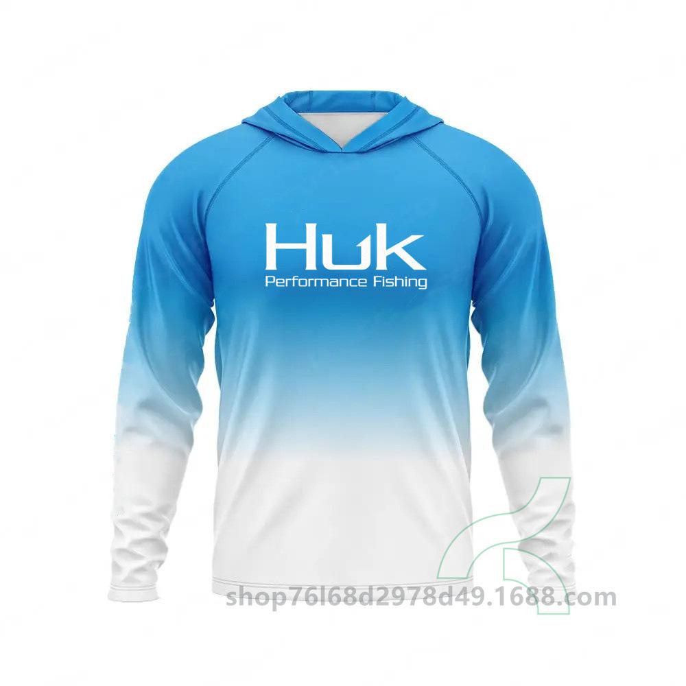 Fishing Suit UPF50 Long Sleeve Hoodie Quick Drying Breathable Sunscreen Suit Sea Fishing Suit Outdoor T-Shirt Summer New