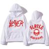 Худи с капюшоном для фанатов группы Slayer Зимние толстовки с капюшоном из флиса С длинным рукавом Повседневные пуловеры для мужчин/женщин Хип-хоп Мужские Sudaderas