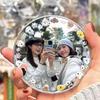 Ручное выпуклое зеркало для селфи DIY Мини-круглое зеркало Портативное выпуклое широкоугольное сферическое зеркало для iPhone Samsung Влогинг