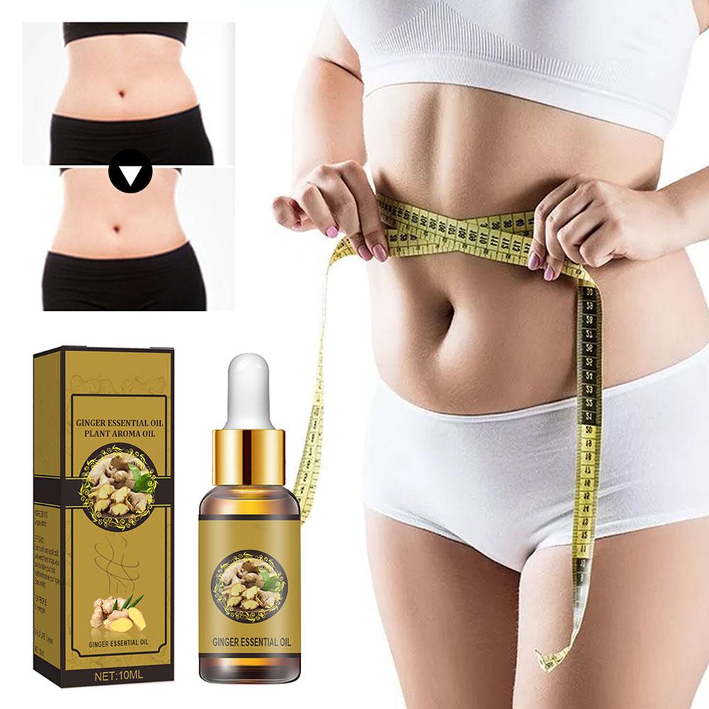 Slimming Essential Oil Quick To Absorb Fat Burning Oil 30ML Extract Massager Ginger For Women B J0U2
