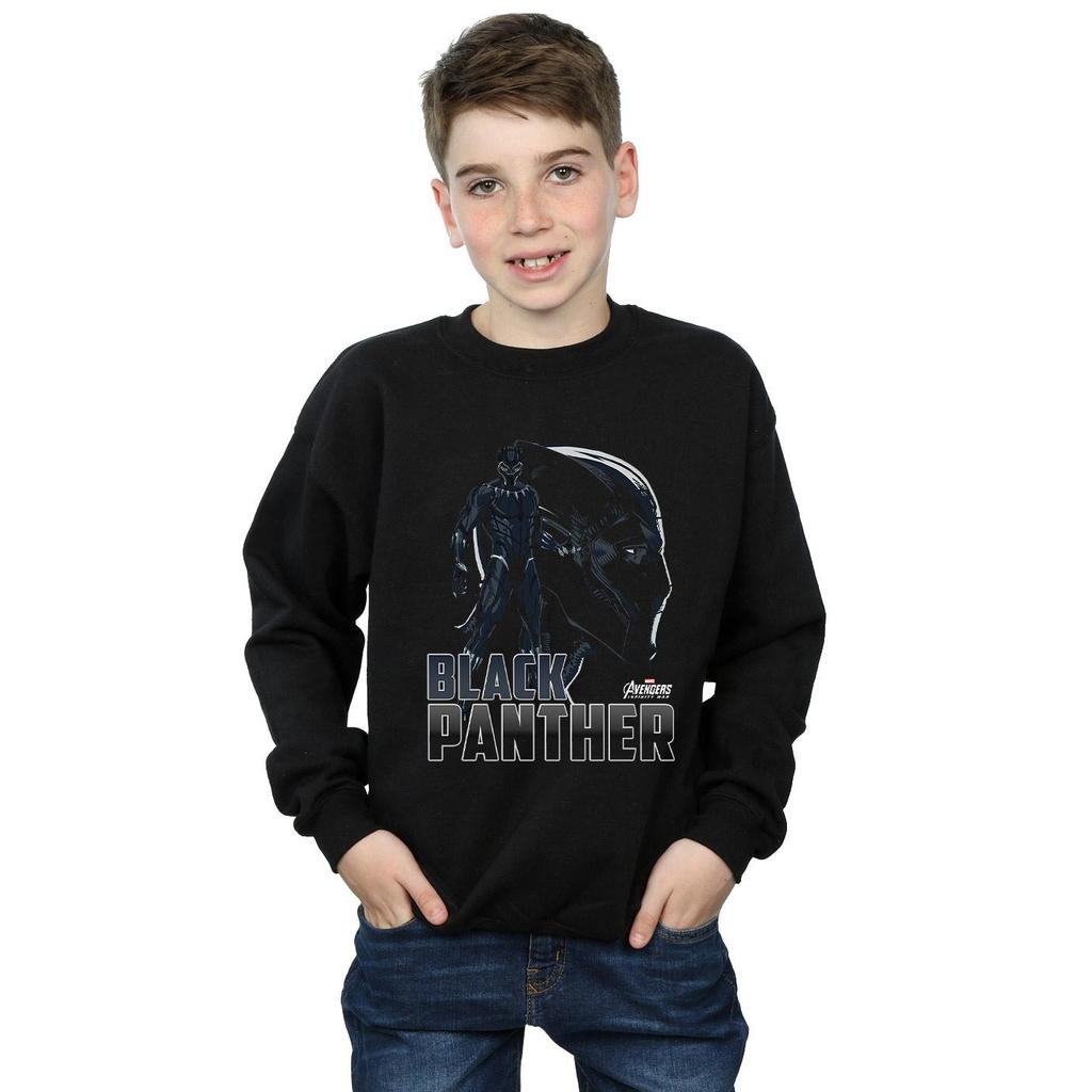 Marvel Boys Avengers Infinity War Black Panther Character Sweatshirt