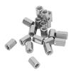20PCS Hex Coupling Nuts 304 Stainless Steel Thread Rod Connection Nut for Bolts Studs Screws
