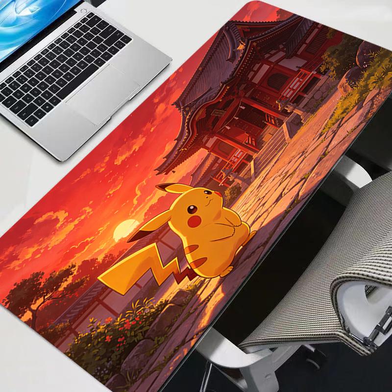 Mouse Pad Rug Gaming Accessories Gabinete Gamer PC Computer Desk Mat Large Keyboard Tablet Gengar Pikachu Sakura Pagoda Mousepad