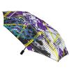1 Pack Automatic Umbrella Featuring Waterproof Fabric And Durable Ribs For Travel Comfort In Graffiti Inspired Look