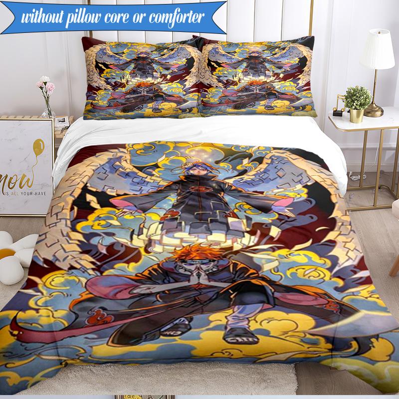 Ninja And Friends Collage 3pcs K-pop music group Bedding set,Ideal for Bedroom, Dormitory,Including Duvet Cover And 2pcs Pillowcases,Fan gifts