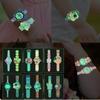 Clock Sticker Glow In The Dark Toys Luminous Star Stickers Fluorescent Painting PVC Stickers Toys for Kids Boys Girls