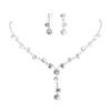 2Pcs/3Pcs Eye-catching Necklace Anti-deform Lightweight Sun Flower Shape Rhinestone Necklace Earrings Bracelet Set for Wedding