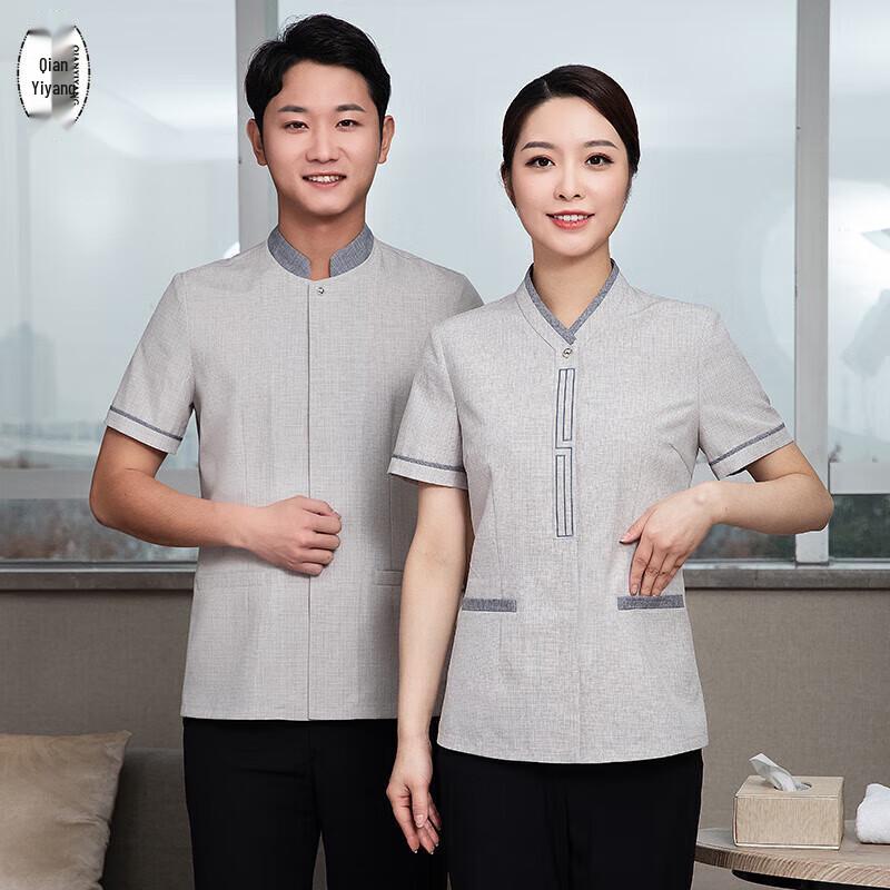 QIANYIYANG Летняя рабочая форма с коротким рукавом