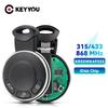 KEYYOU Remote Car Key For BMW MINI Cooper 2006 2007 2008 2009 2010 2011 2012 2013 PCF7945A ID46 Chip 315/433/868 MHz KR55WK49333