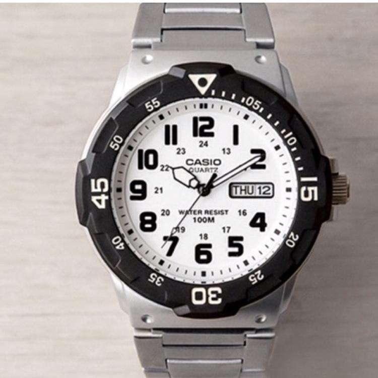 Casio Мужские ЧАСЫ для МОЛОДЕЖИ Белые MRW-200HD-7B MRW-200HD-7B