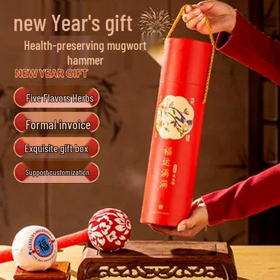 Spring Festival Client Gift: New Year's Mugwort Hammer for Health Care - High-Grade and Practical
