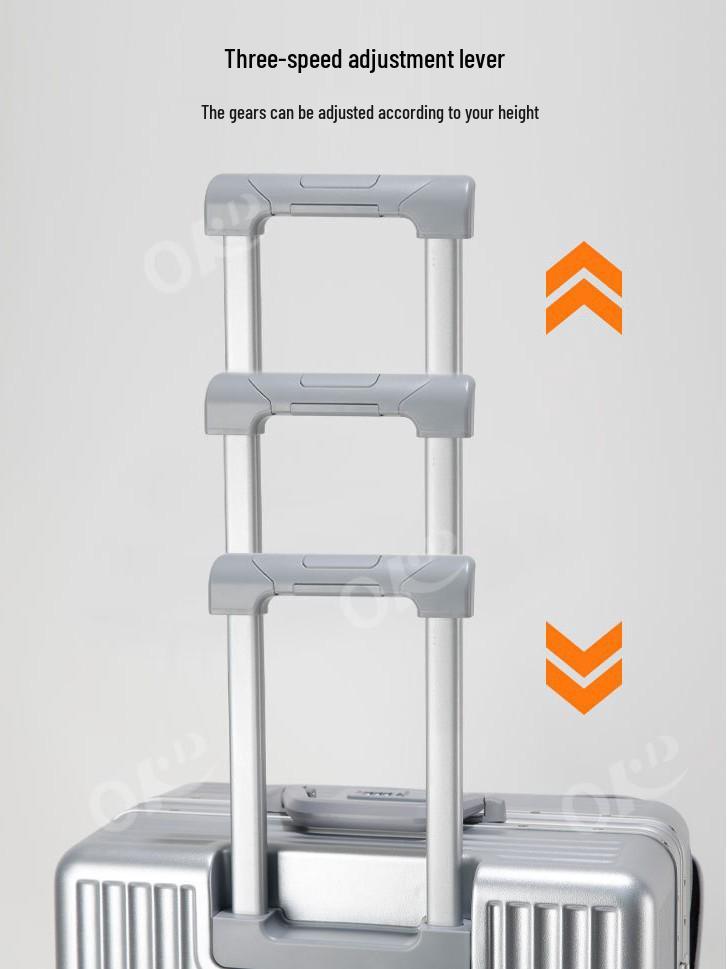 Алюминиевый чемодан с передним открытием, ударопрочный, размеры 20" и 24", для путешествий, для мужчин и женщин