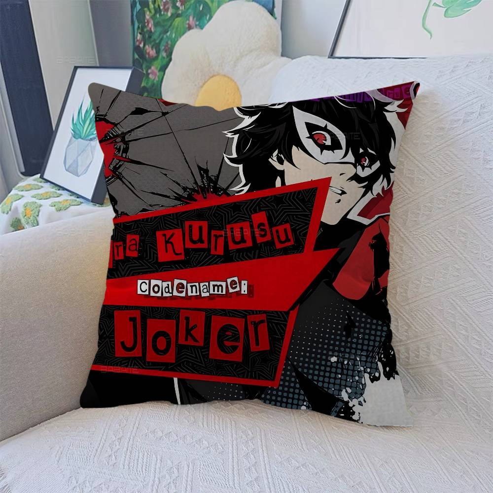 Популярные игры P-persona-A 5 Наволочка на подушку Дюймы Декор в деревенском стиле Домашние чехлы на декоративные подушки Для декора дивана