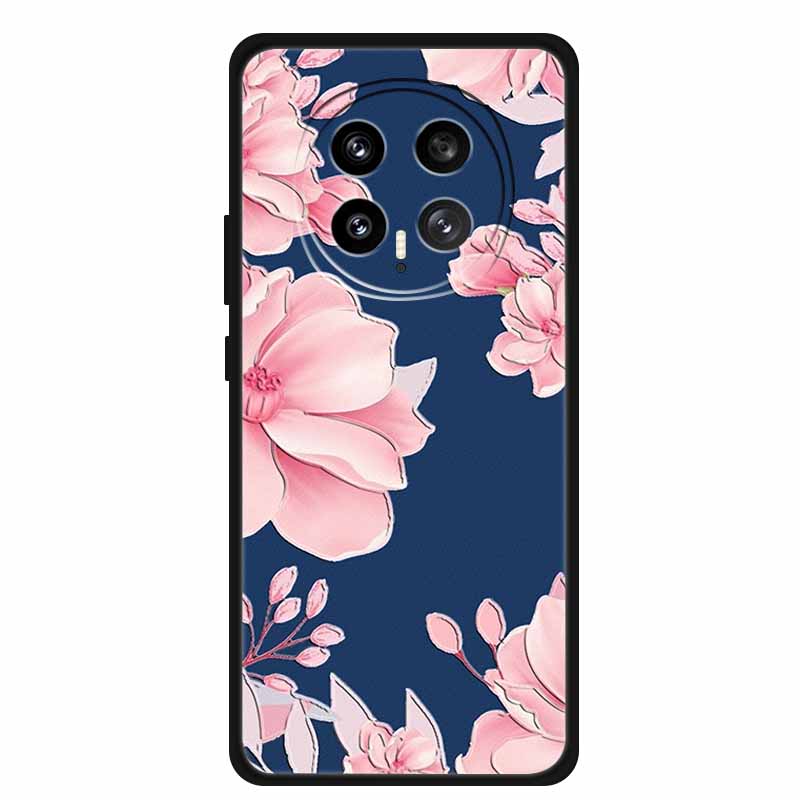 3D Emboss Case For Honor Magic 8 5G Phone Case 8 Pro Flowers Silicone Soft Coque Funda For Honor Magic8 Pro Back Cover Case Bag