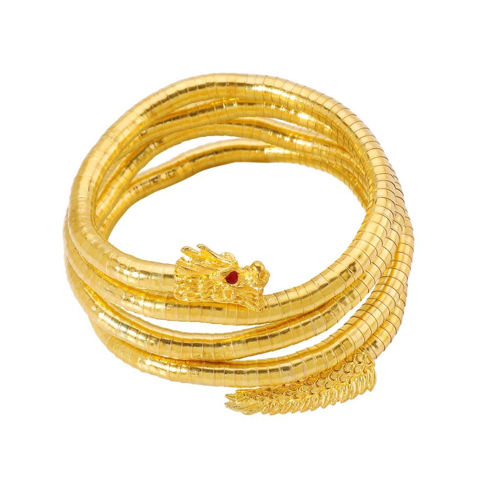 Гибкое ожерелье-змея с драконом, сплав, новый гибкий чокер