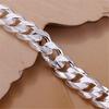 High Quality Fashion Sale Sterling Bracelets Charm 10MM Chain Men Women Wedding Jewelry Gift