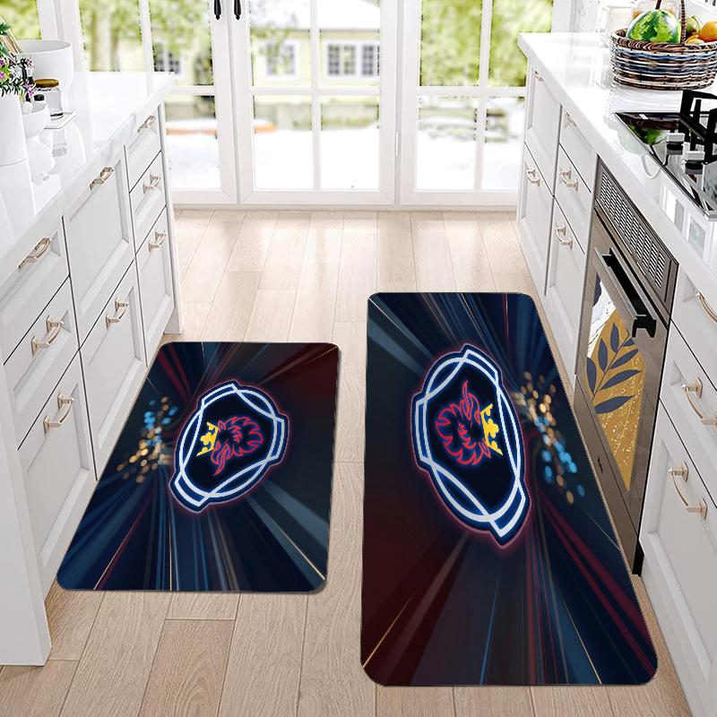 Scania Flannel Area Rug Soft Kitchen Floor Mat Non Slip Carpet Room Decor