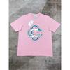 Casablanca Style Printed T-Shirt Men Women Short Sleeve Loose Fit Casual Top