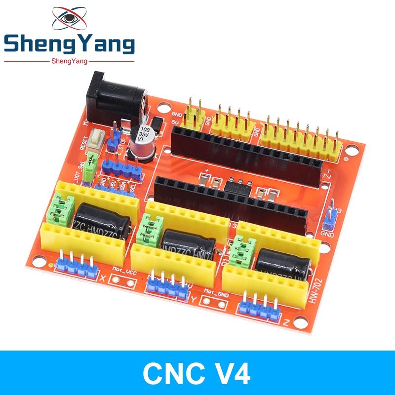 1/2/5 шт. CNC Shield V3 V4 Плата расширения для гравировального станка, совместимая с Nano 3.0 / Драйвером A4988, Модуль для Arduino DIY Kit