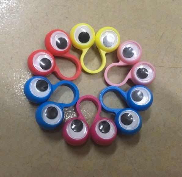 Детские пальчиковые игровые кольца для глаз - забавные праздничные игрушки для розыгрышей